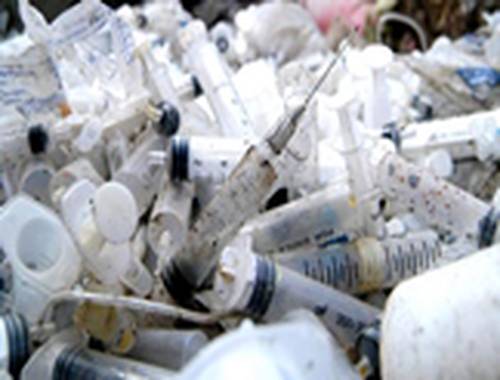 Examples of materials processed by a single shaft shredder